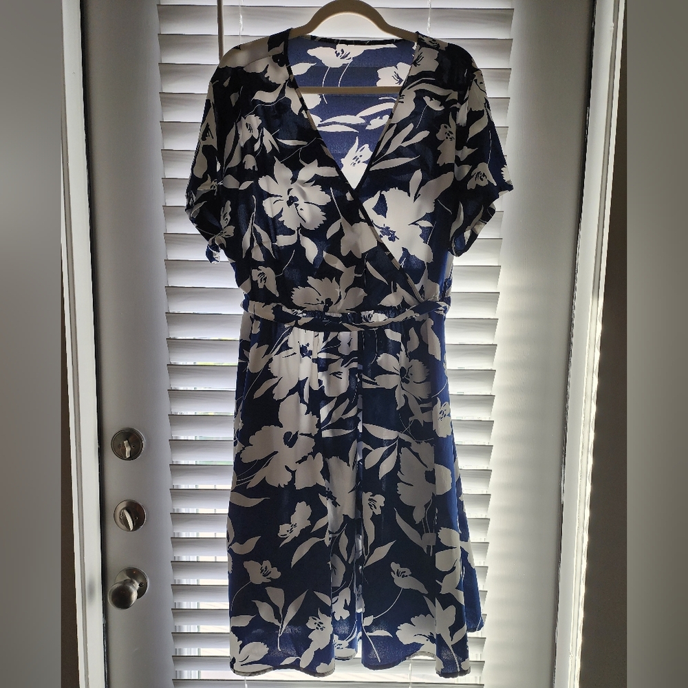 Blue dress